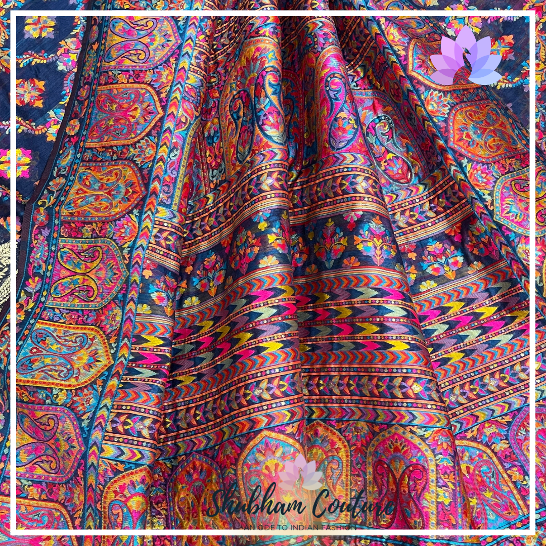 Kashmiri Jamewar weave saree