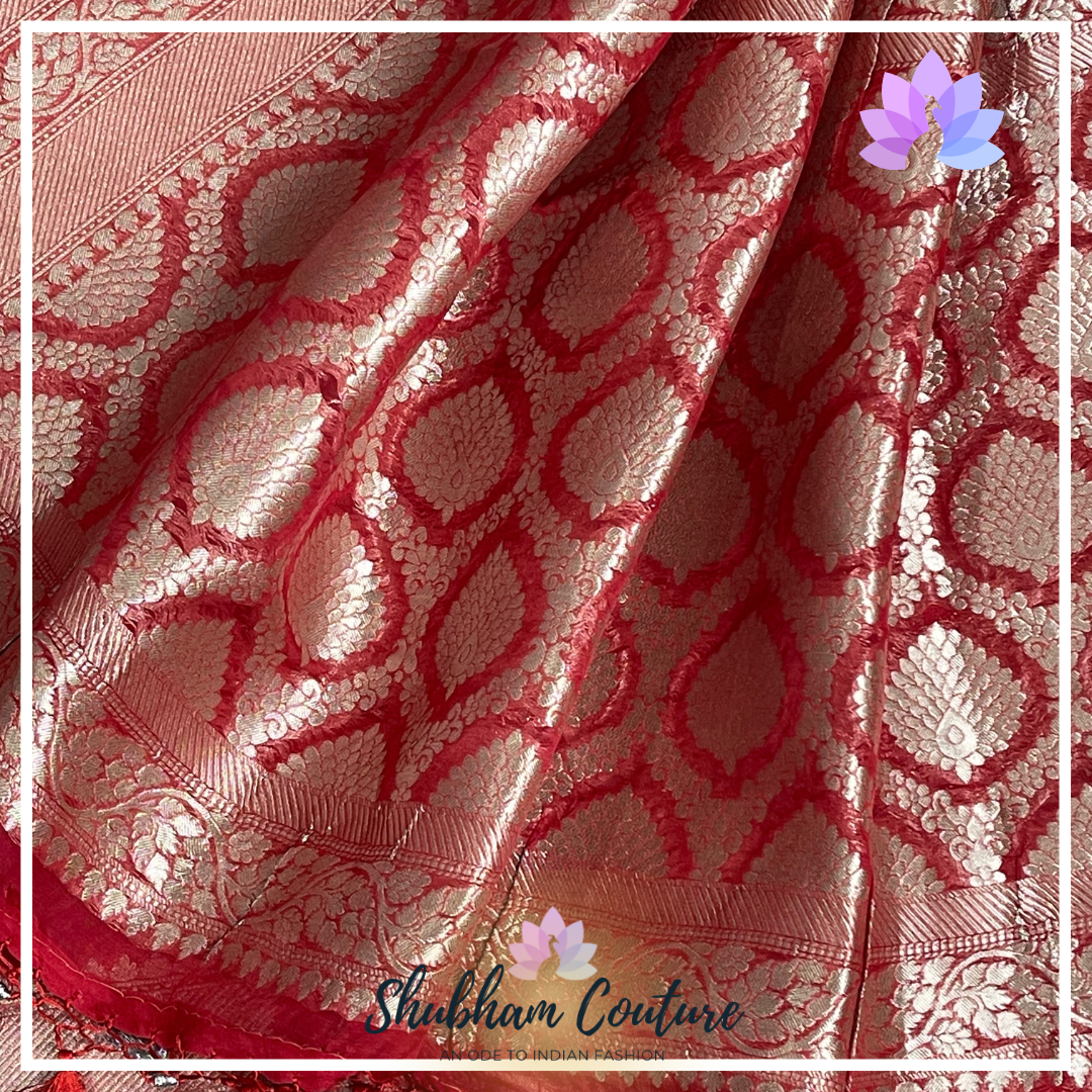 Gorgeous premium Benarasi organza saree